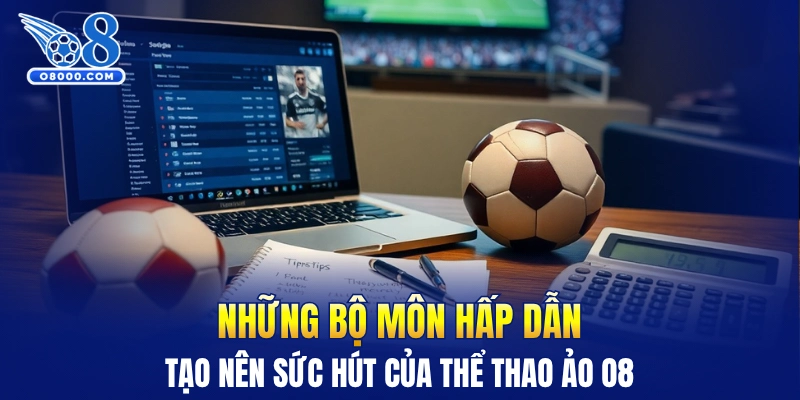 Những bộ môn hấp dẫn tạo nên sức hút của thể thao ảo O8